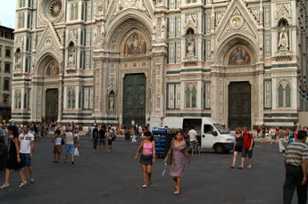 Piazza del Duomo; het plein voor de Duomo
